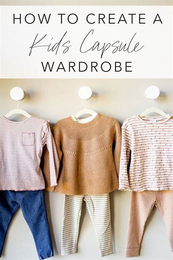 How To Create Capsule Wardrobes For Kids