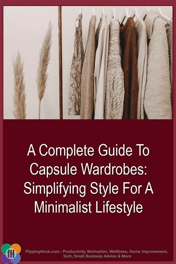 Why Capsule Wardrobes Fit Minimalist Living