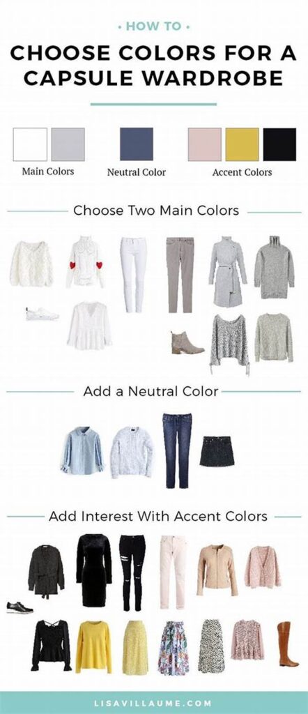 How To Choose Colors For A Capsule Wardrobe