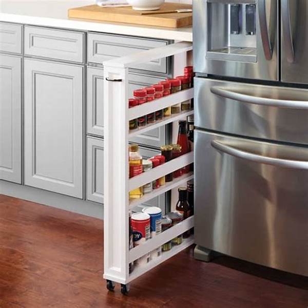 Slim Pull-out Cabinets For Narrow Gaps