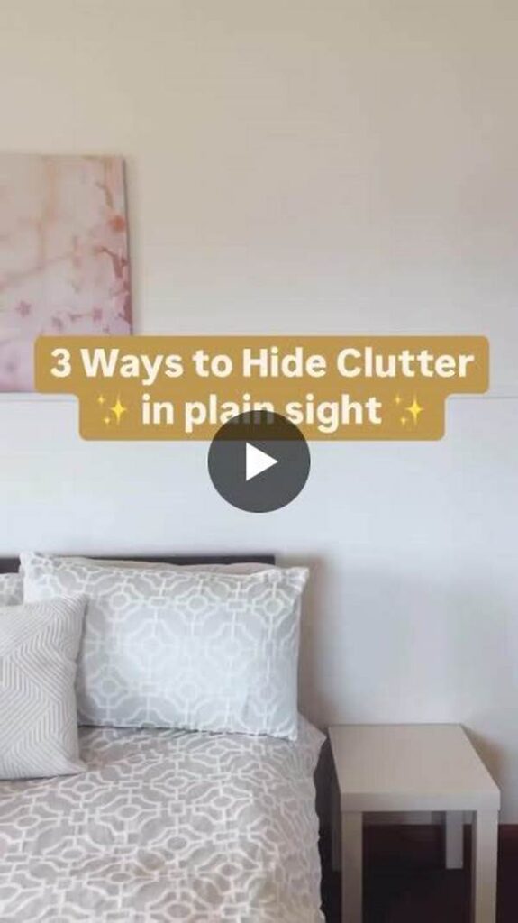 Tricks To Hide Clutter Without Removing Function
