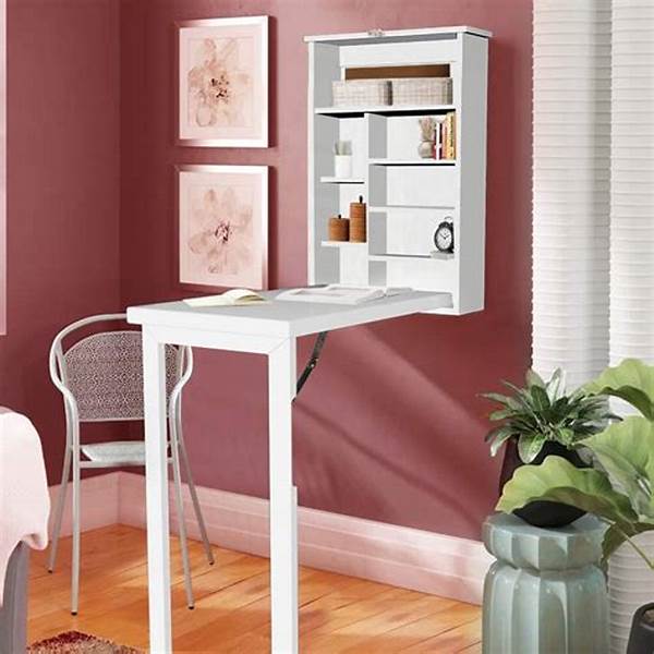 Wall-mounted Foldable Tables For Compact Living